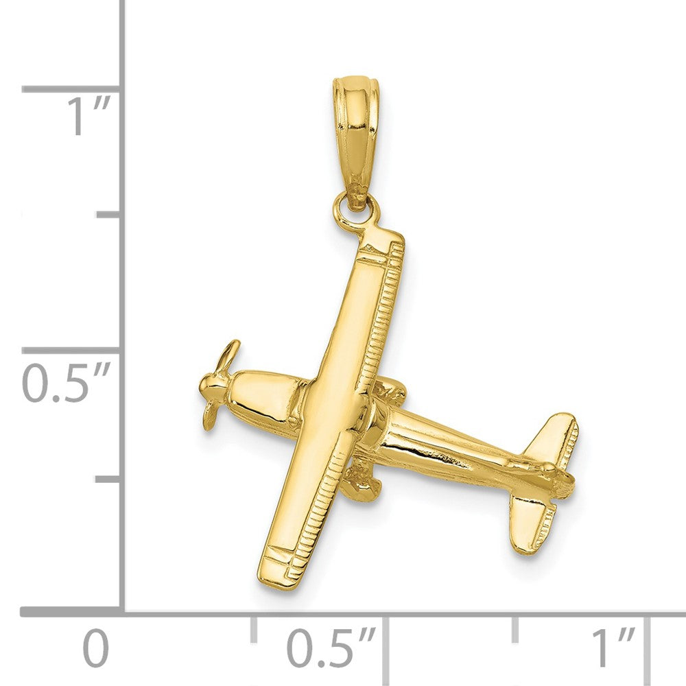 Gold Polished Travel Pendants