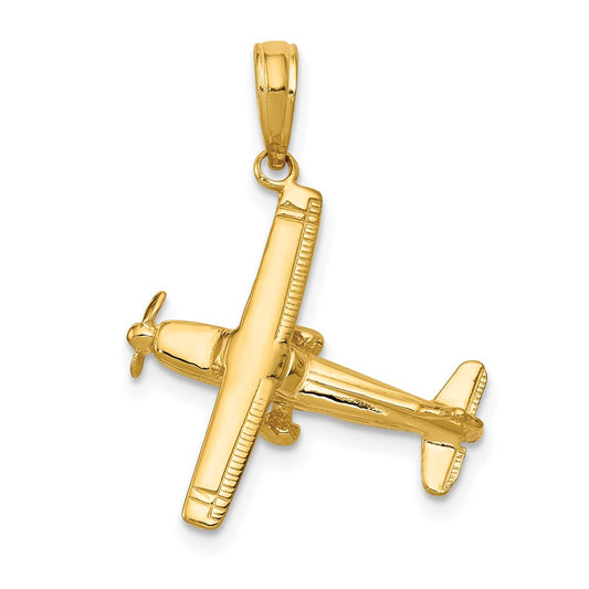 Gold Polished Travel Pendants