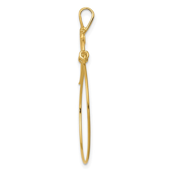 Gold Butterfly Charm Holder