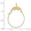 Gold Butterfly Charm Holder