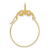 Gold Butterfly Charm Holder