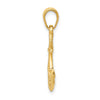 Gold Polished Anchor Pendants