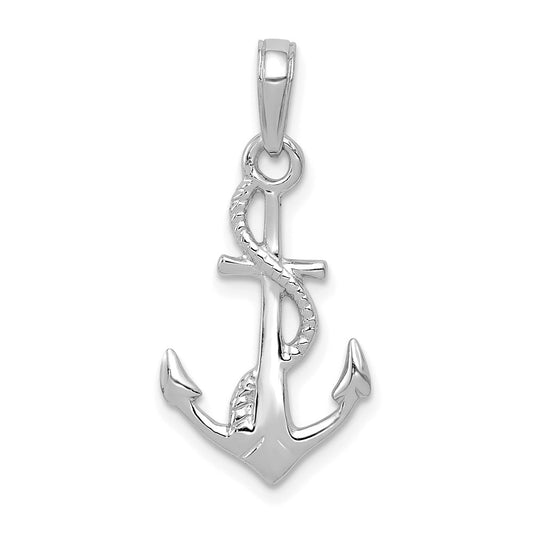 Gold Polished Anchor Pendants