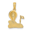 Gold Polished Golf Pendants