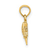 Gold Polished Golf Pendants