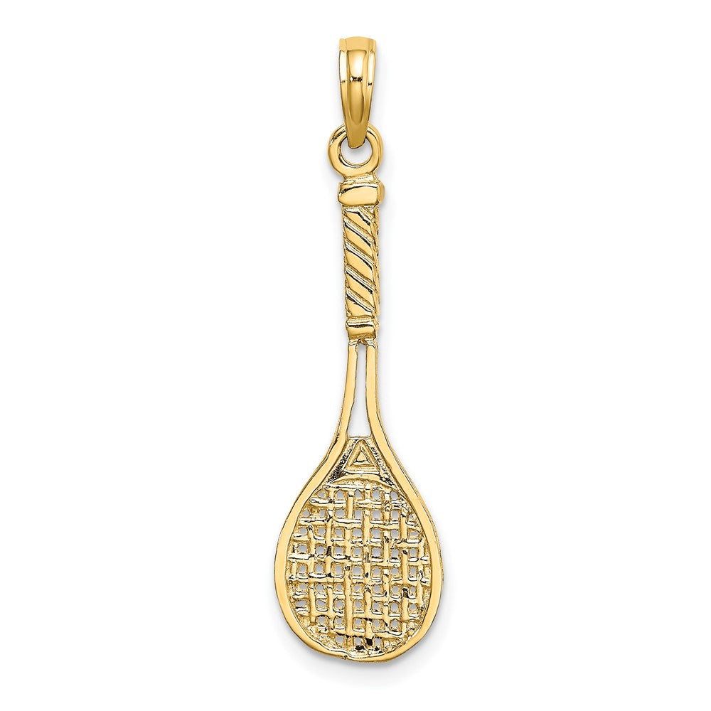 Gold Polished Tennis Pendants