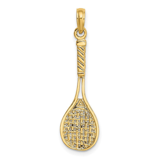 Gold Polished Tennis Pendants