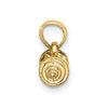Gold Polished Barbell Pendants