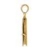 10K  3D Lords Prayer Bible Pendant