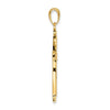 Gold Latin Cross Pendant