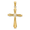 Gold Latin Cross Pendant
