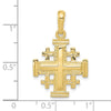 Gold Jerusalem Cross Pendant