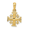 Gold Jerusalem Cross Pendant
