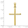 Gold Hollow Latin Cross Pendant