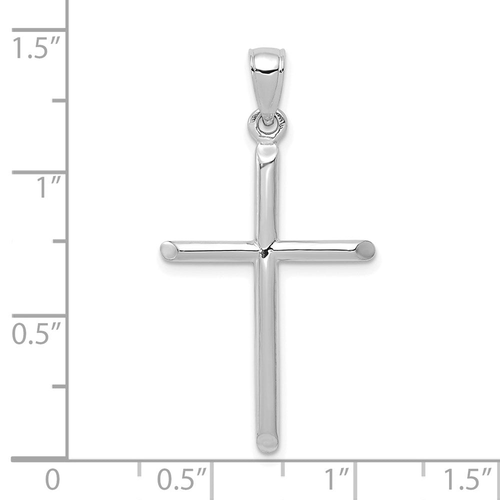 Gold Hollow Latin Cross Pendant