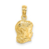 Gold Polished Child Pendants