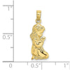 10k Praying Girl Charm