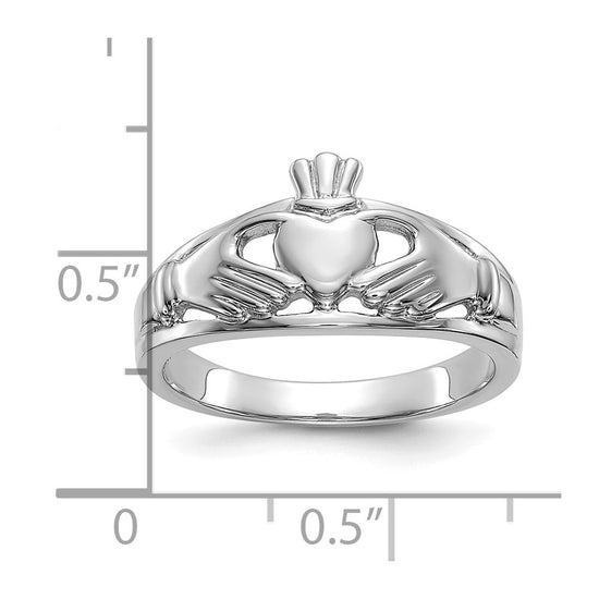 Gold Polished Claddagh Rings