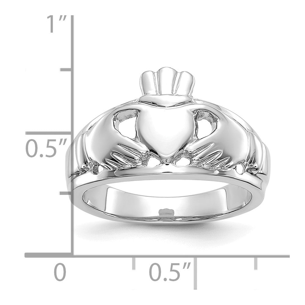 Gold Polished Claddagh Rings