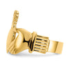 Gold Polished Claddagh Rings
