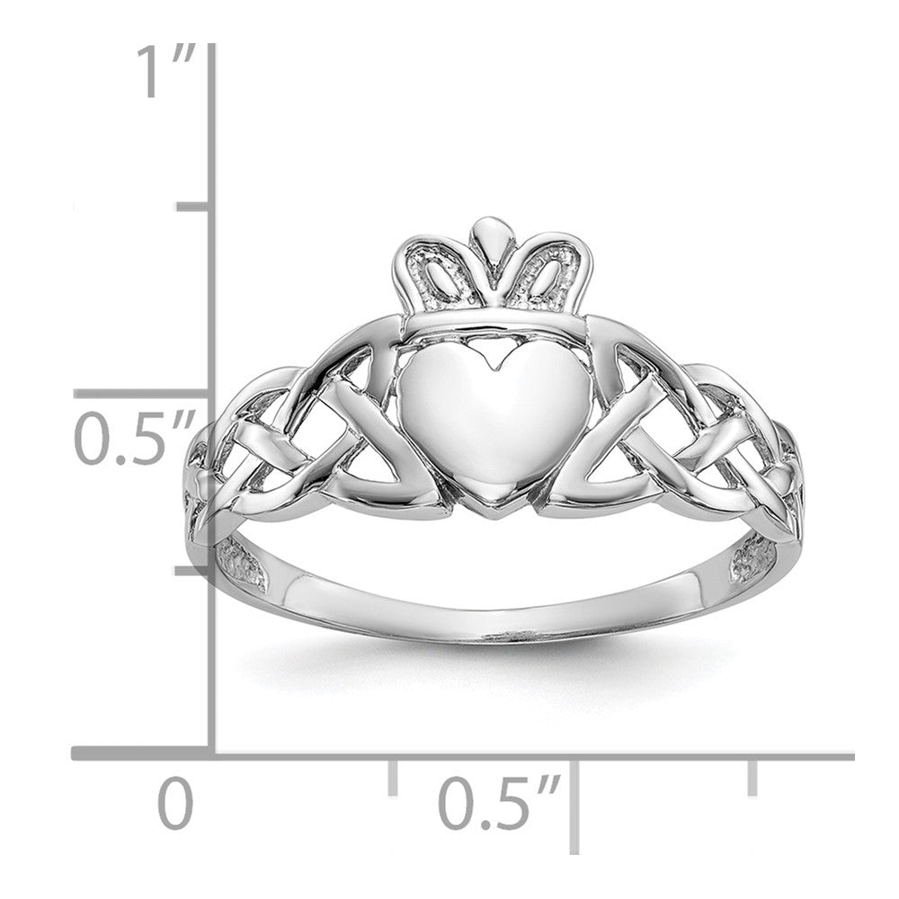 Gold Polished Claddagh Rings