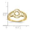 Gold Polished Celtic Knot Rings