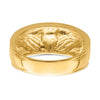 Gold Polished Claddagh Rings
