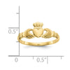 Gold Polished Claddagh Rings