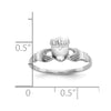 Gold Polished Claddagh Rings