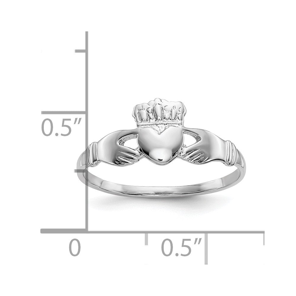Gold Polished Claddagh Rings