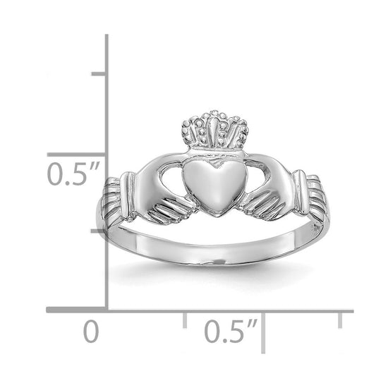 Gold Polished Claddagh Rings