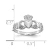 Gold Polished Claddagh Rings