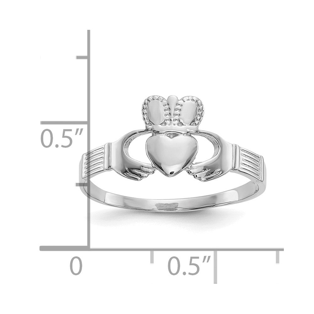 Gold Polished Claddagh Rings