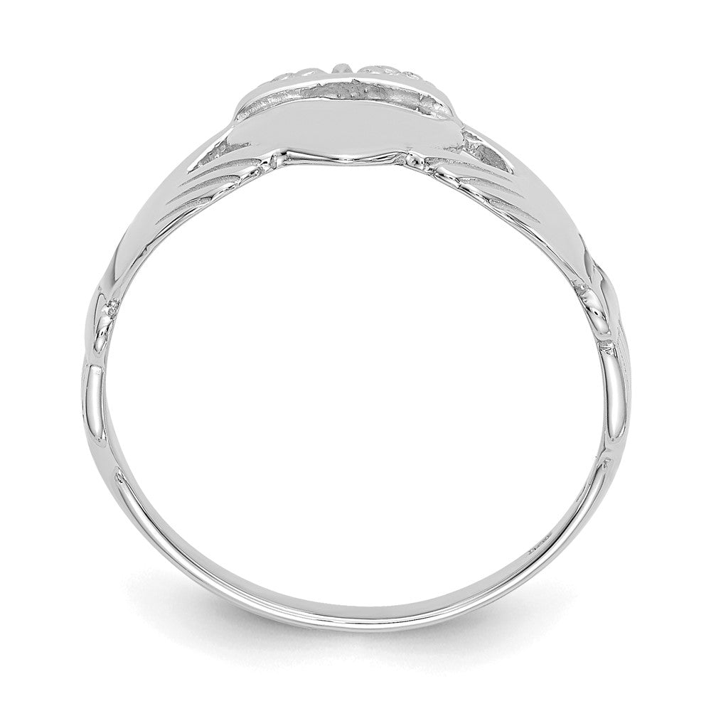 Gold Polished Claddagh Rings