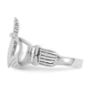 Gold Polished Claddagh Rings