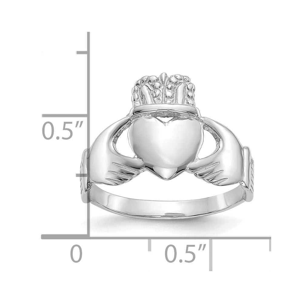 Gold Polished Claddagh Rings