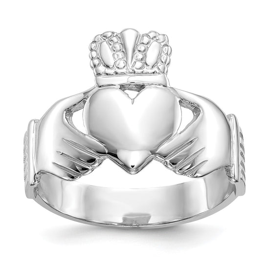 Gold Polished Claddagh Rings