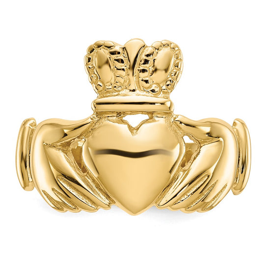 Gold Polished Claddagh Rings