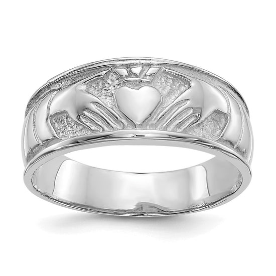 Gold Polished Claddagh Rings