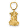 Gold Polished Travel Pendants