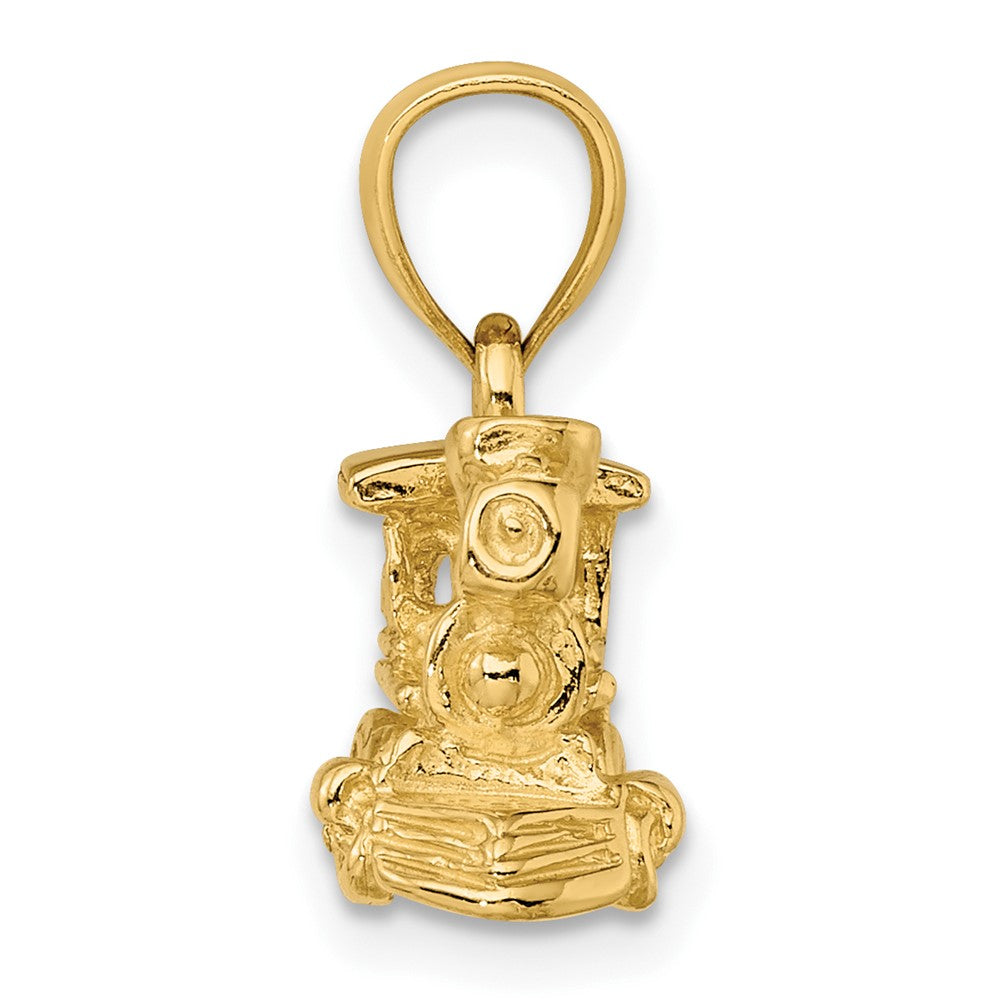 Gold Polished Travel Pendants