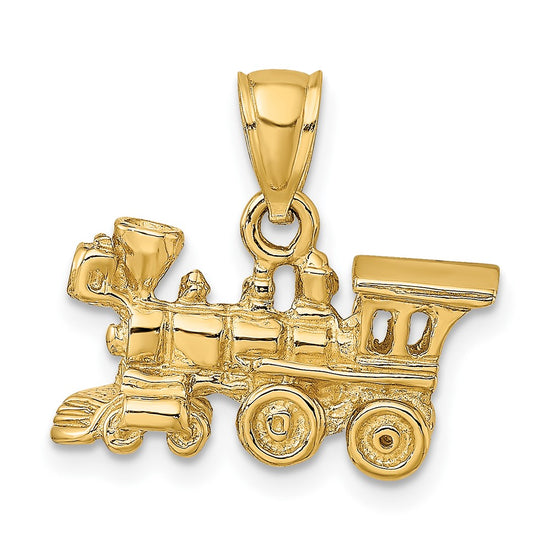 Gold Polished Travel Pendants