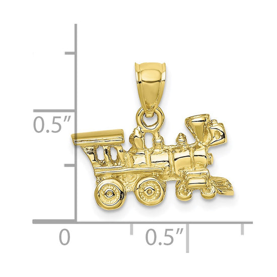 Gold Polished Travel Pendants