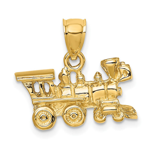 Gold Polished Travel Pendants