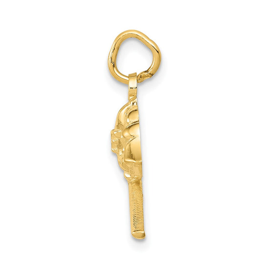 Gold Polished First Responder Pendants