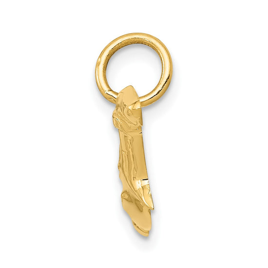 Gold Polished Shark Pendants