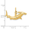 Gold Polished Shark Pendants