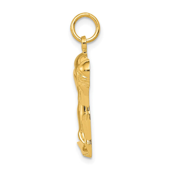 Gold Polished Swimming Pendants