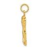 Gold Polished Swimming Pendants