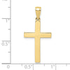 Gold Polished Latin Cross Pendant